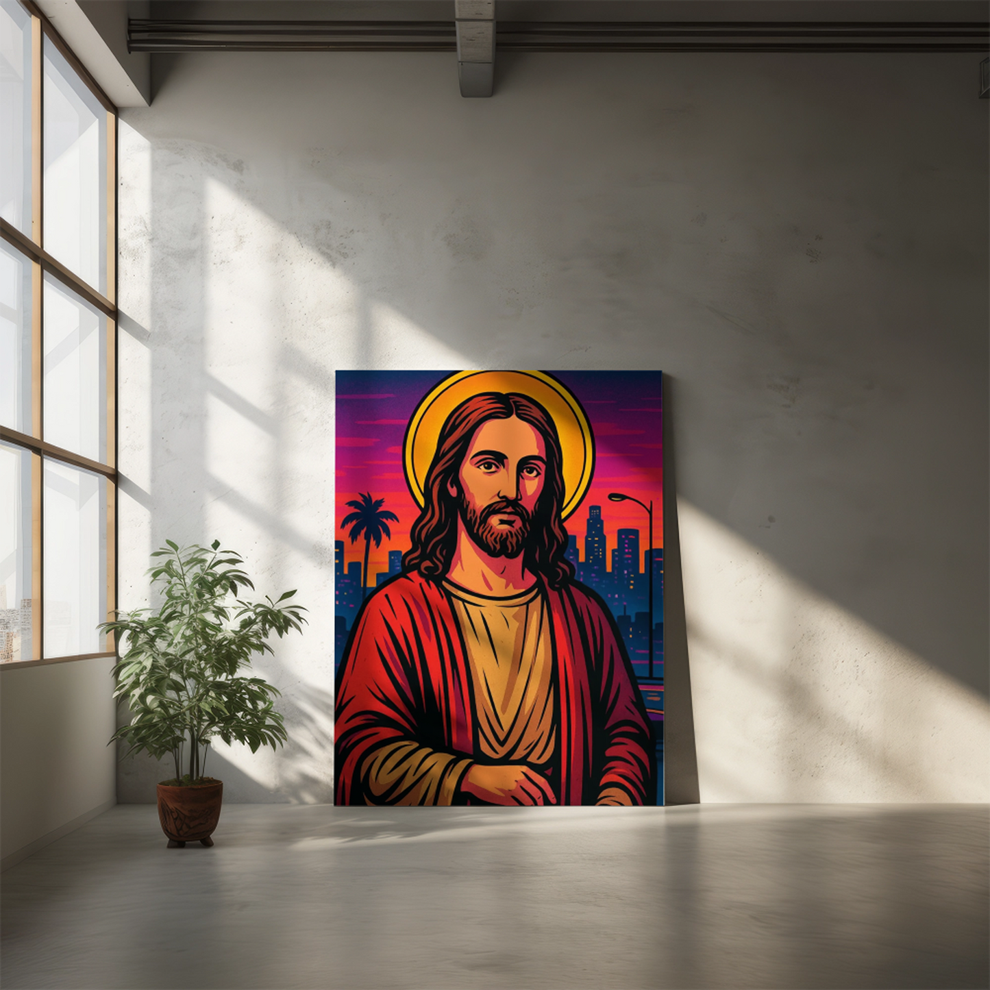 Sacred Portrait Wall Art Printable | Spiritual Icon Digital Download | Religious Home Decor Poster | Inspirational Art Print