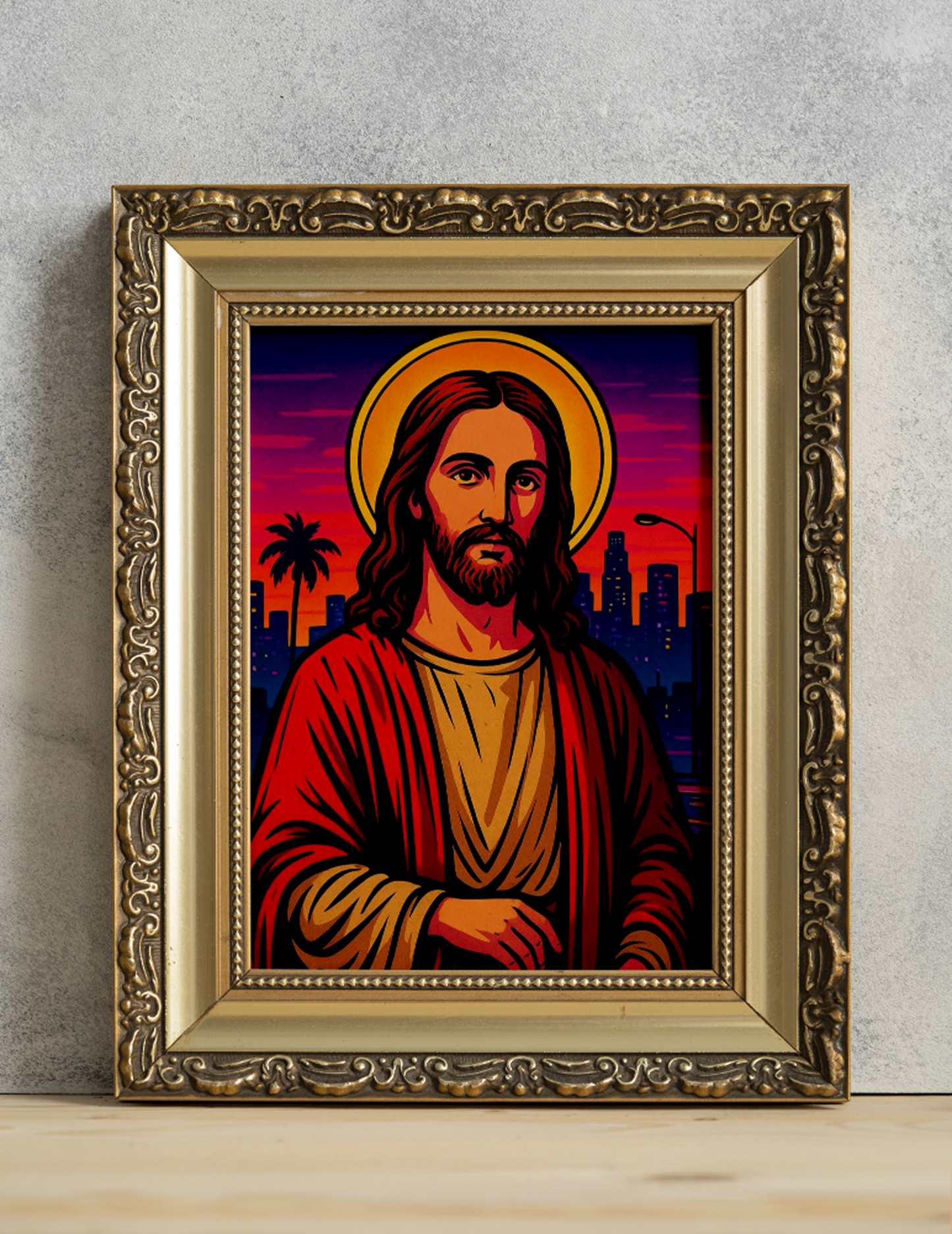 Sacred Portrait Wall Art Printable | Spiritual Icon Digital Download | Religious Home Decor Poster | Inspirational Art Print