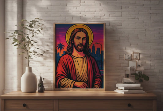 Sacred Portrait Wall Art Printable | Spiritual Icon Digital Download | Religious Home Decor Poster | Inspirational Art Print