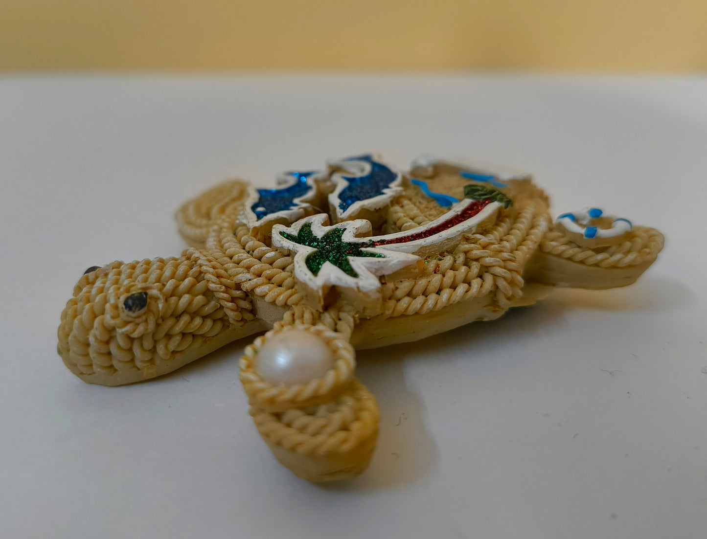 Handmade Sea Turtle Fridge Magnet – Coastal Ocean Décor for Beach Lovers & Nautical Home Styling