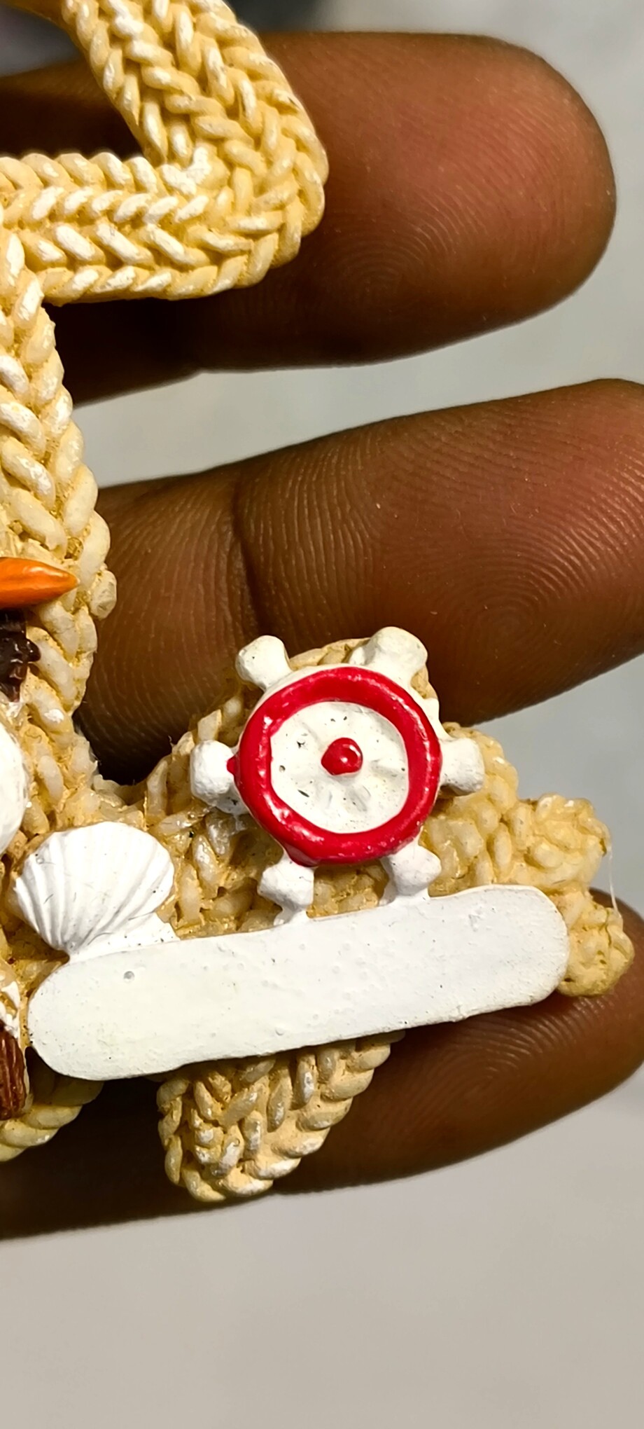 Sunny Beach Frog Fridge Magnet – Handmade Coastal Décor with Palm Trees, Seagulls & Nautical Summer Vibes