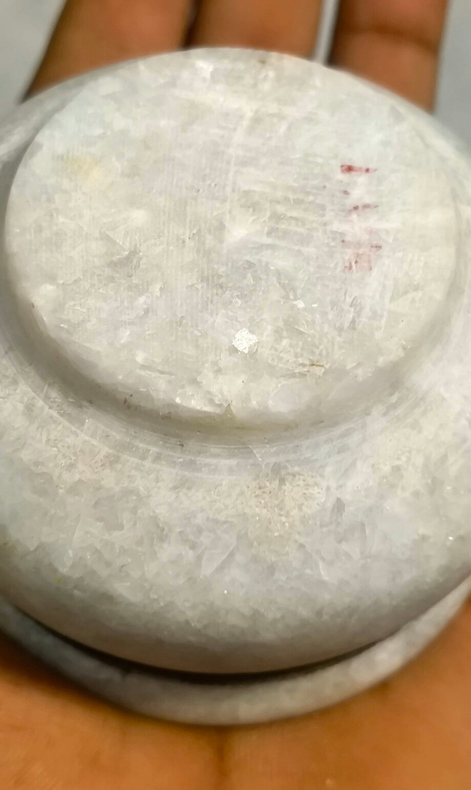 Handcrafted White Marble Mortar & Pestle – Traditional Spice & Herb Grinder for Kitchen, Ayurveda & Cooking Lovers