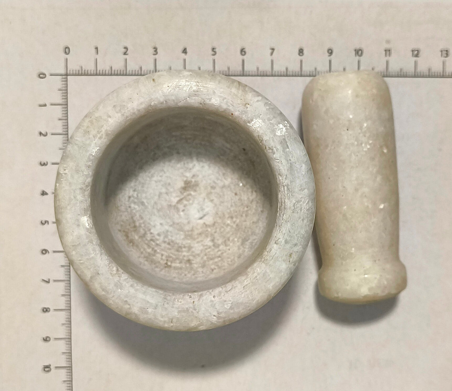 Handcrafted White Marble Mortar & Pestle – Traditional Spice & Herb Grinder for Kitchen, Ayurveda & Cooking Lovers